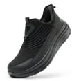 thumbnail image 1 of FitVille Mens Extra Wide Slip on Walking Sneakers with Arch Support Breathable Hands Free Slip on Shoes for Men, 1 of 7