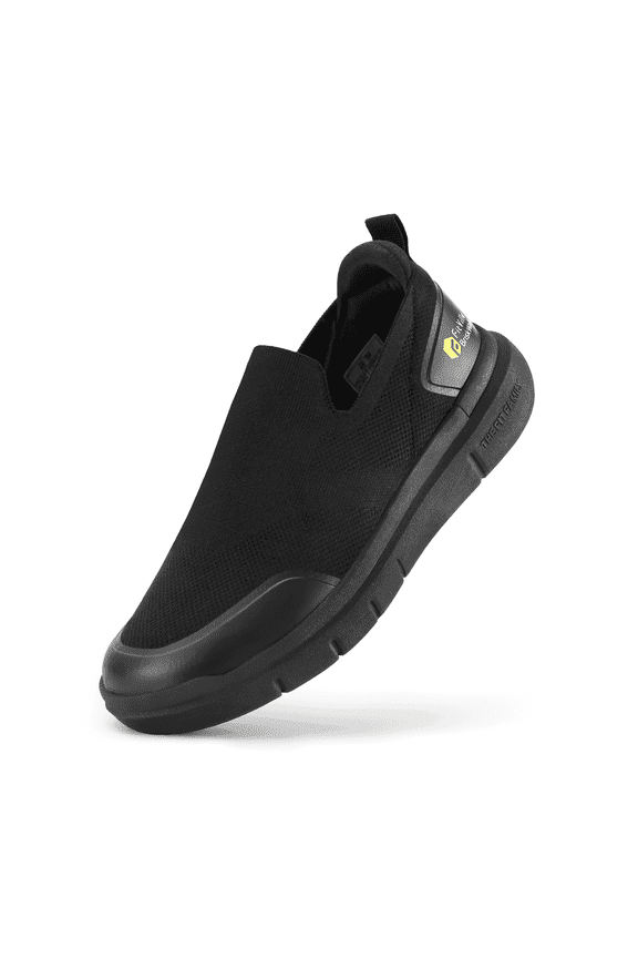 Mens Slip on Shoes Extra Wide for Plantar Fasciitis, Black, 15 x-Wide