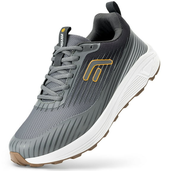 FitVille Mens Trail Running Shoes Extra Wide Shoes for Men, Breathable Training Sneakers