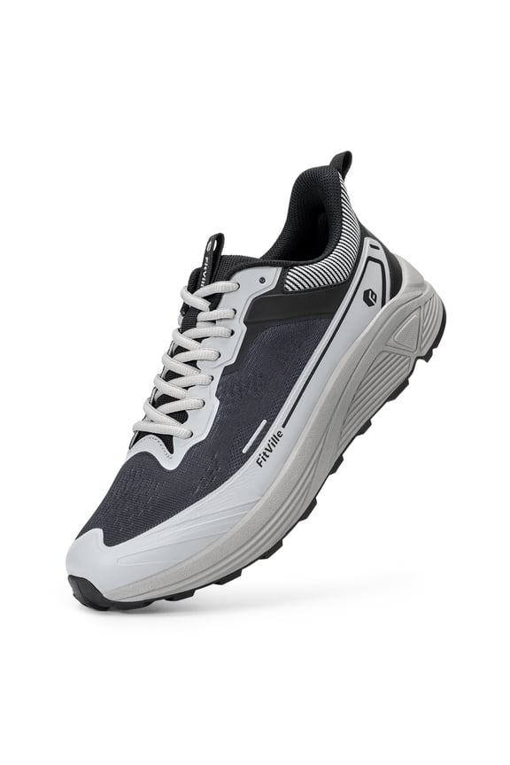Mens Trail Running Shoes Extra Wide Shoes for Men, Breathable Training Sneakers