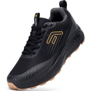 FitVille Mens Trail Running Shoes Wide Shoes for Men, Breathable Training Sneakers 10.5 Wide