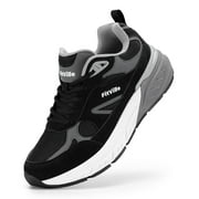 Mens Walking Shoes Extra Wide Width Athletic Sneakers with Arch Support for Foot Pain Relief, 10.5 x-Wide