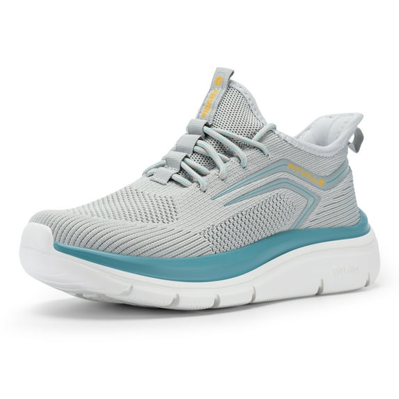 FitVille Mens Wide Walking Shoes Lightweight Athletic Sneakers for Hands Free, 11 x-Wide