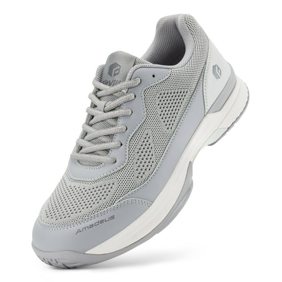 FitVille Pickleball Shoes for Men Tennis Shoes Sneakers for All Court Racquetball Athletic Shoes with Arch Support, Size 12