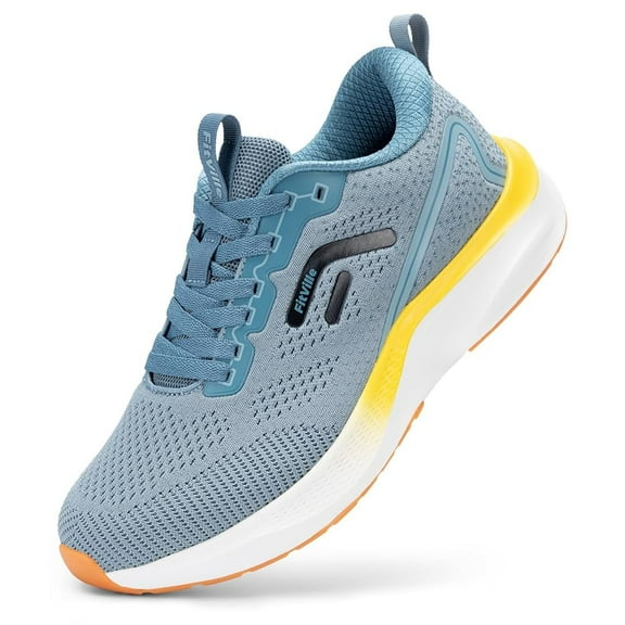 FitVille Wide Walking Shoes for Men Cushioned Running Shoes Mens Athletic Shoes Arch Support,14 Wide