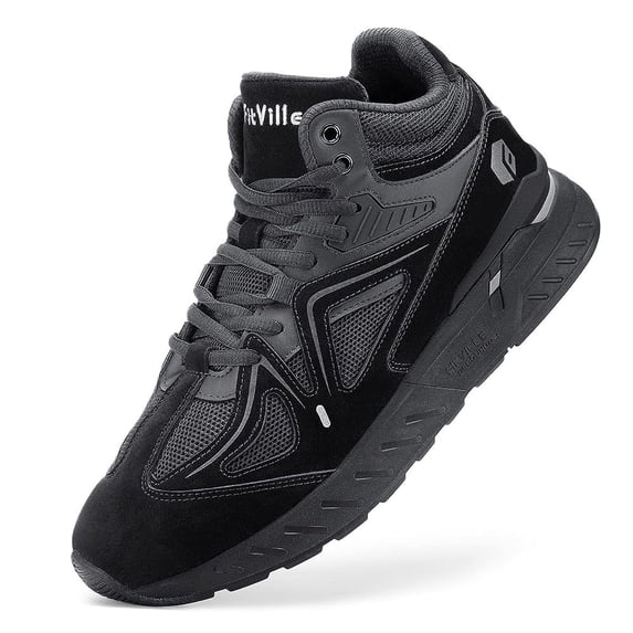 FitVille Wide Basketball Shoes for Men High-top Sneakers with Ankle Support