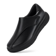 FitVille Mens Wide Diabetic Shoes for Men Dress Shoes with Adjustable Strap