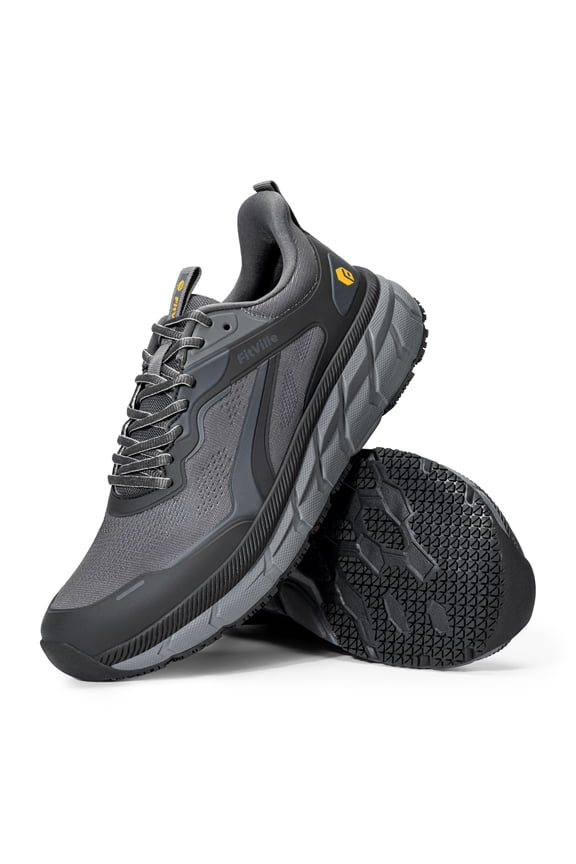 Mens Extra Wide Walking Shoes Comfortable Lightweight Running Wide Toe Box Shoes, Non Slip Cushioned