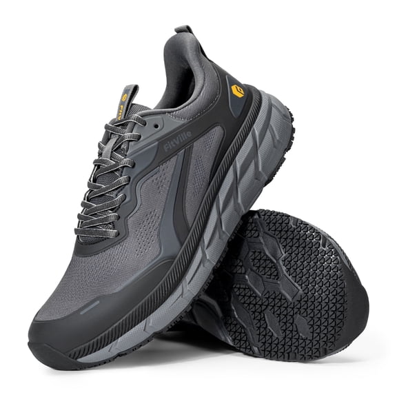 FitVille Extra Wide Shoes for Men Running Walking Comfortable Wide Toe Box Shoes for Men Lightweight Sneakers Non Slip Cushioned