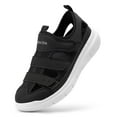 thumbnail image 1 of FitVille Wide Mens Closed Toe Sandals Outdoor Summer Comfort Diabetic Sandals with Arch Support, Black, 11 Wide, 1 of 8