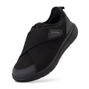 FitVille Wide Mens Diabetic Shoes for Swollen Feet Walking Shoes for Middle-Aged & Elderly Foot Pain Relief