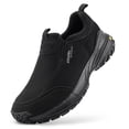 thumbnail image 1 of FitVille Wide Mens Slip on Hiking Shoes Trekking Loafer with Arch Support, 1 of 6