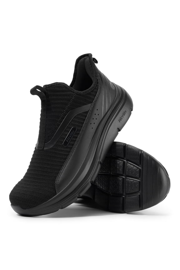 Wide Mens Slip on Walking Shoes with Arch Support Sneakers for Men