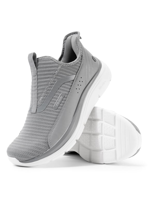 Wide Mens Slip on Walking Shoes with Arch Support Sneakers for Men