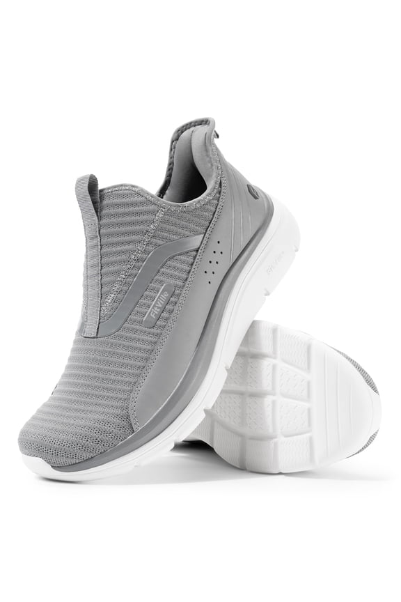 Wide Mens Slip on Walking Shoes with Arch Support Sneakers for Men