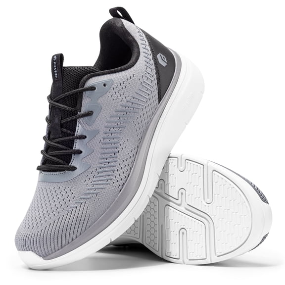 FitVille Wide Mens Walking Shoes with Arch Support Comfort Sneakers for Men