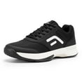 thumbnail image 1 of FitVille Wide Pickleball Shoes for Men Tennis Racquetball Shoes for Men with Arch Support, Black, 9.5 x-Wide, 1 of 7