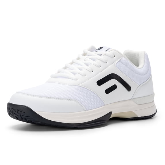 FitVille Wide Pickleball Shoes for Men Tennis Racquetball Shoes for Men All Court with Arch Support
