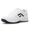 thumbnail image 1 of FitVille Wide Pickleball Shoes for Men Tennis Racquetball Shoes with Arch Support, White, 11 Wide, 1 of 5