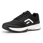 FitVille Wide Pickleball Shoes for Men Tennis Racquetball Shoes for Men All Court with Arch Support