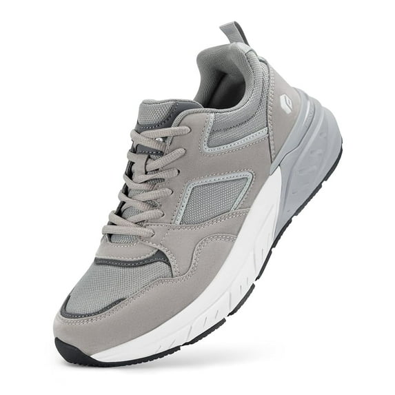 FitVille Wide Walking Shoes for Men Sneakers with Arch Support for Flat Foot, 15 Wide