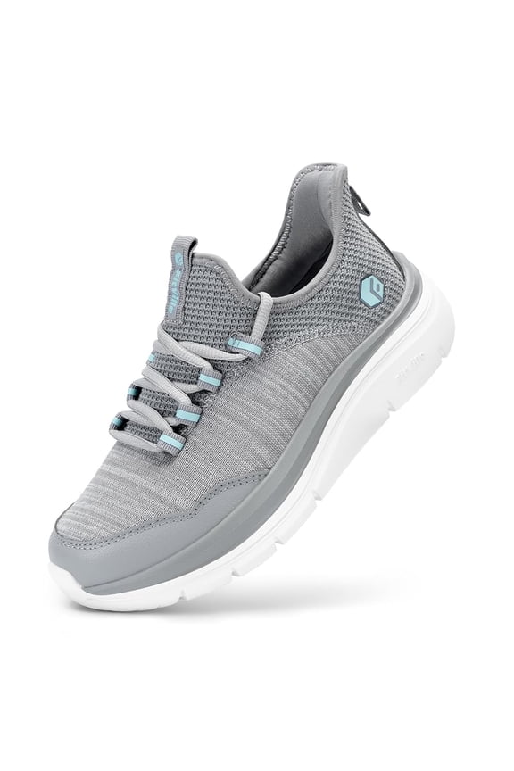 Wide Women's Slip On Walking Shoes Hands Free Running Shoes Fashion Womens Sneakers