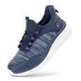 thumbnail image 1 of FitVille Wide Women's Slip On Walking Shoes Hands Free Running Shoes Fashion Womens Sneakers, 1 of 6