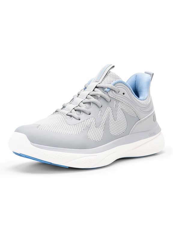 Wide Women's Walking Shoes Breathable Mesh Workout Sports Gym Sneakers