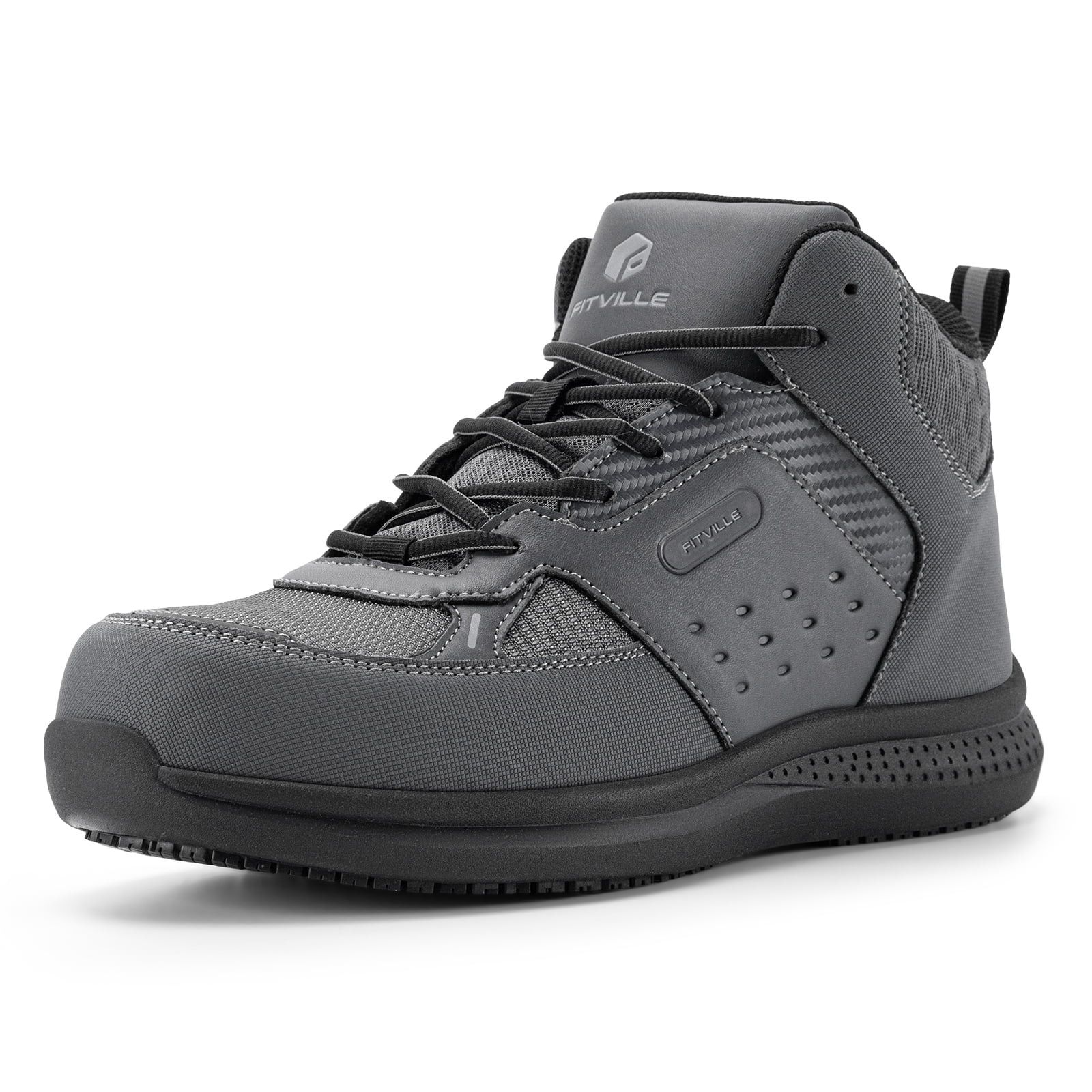 FitVille High Top Hiking Boots Mens 12.5 Brown New Wide Toe Box Ankle Strap 83da2b415f40439a590bfeb3ef7897  main image 3
