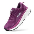 thumbnail image 1 of FitVille Women Breathable Wide Running Shoes Lightweight Non Slip Extra Wide Shoes (Raspberry Purple, 7.5 Wide), 1 of 5