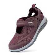 FitVille Extra Wide Sandals for Women Adjustable Diabetic Shoes Womens Walking Shoes with Arch Support, 7.5 x-Wide