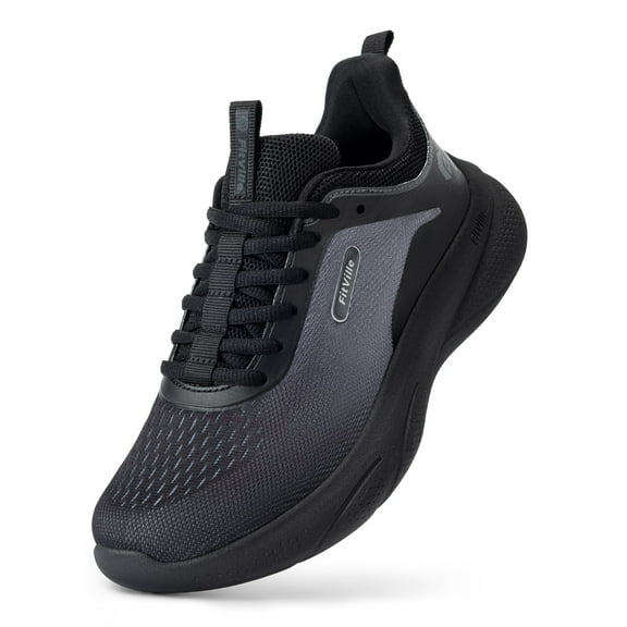 FitVille Wide Walking Shoes for Women, Hands Free Slip On Sneakers Lightweight Running Shoes Arch Support - V2