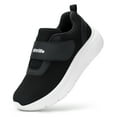 thumbnail image 1 of FitVille Womens Walking Shoes with Adjustable Strap Wide Sneakers, Black, 9.5 Wide, 1 of 7