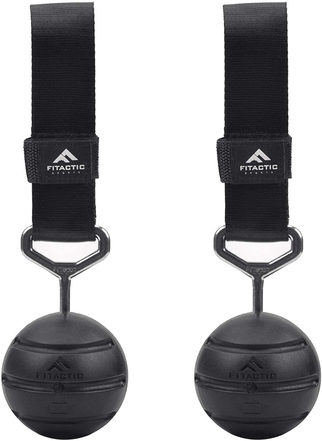 Fitactic Rock Climbing Solid Training Cannonball Bomb Power Pull up Ball Hold Grips for Straps for Finger, Forearm, Biceps, Back Muscles
