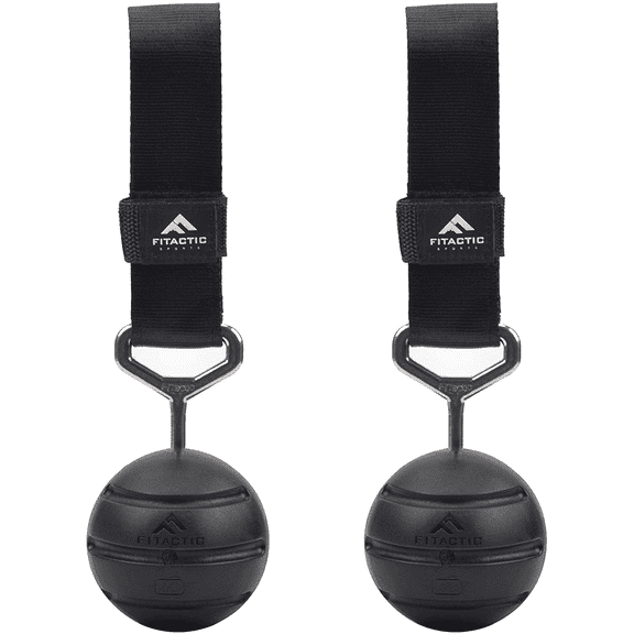 Fitactic Rock Climbing Solid Training Cannonball Bomb Power Pull up Ball Hold Grips for Straps for Finger, Forearm, Biceps, Back Muscles