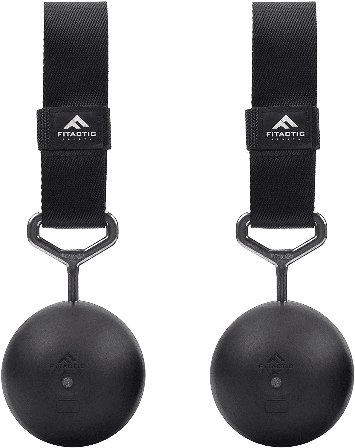 Fitactic Rock Climbing Solid Training Cannonball Bomb Power Pull up Ball Hold Grips for Straps for Finger, Forearm, Biceps, Back Muscles