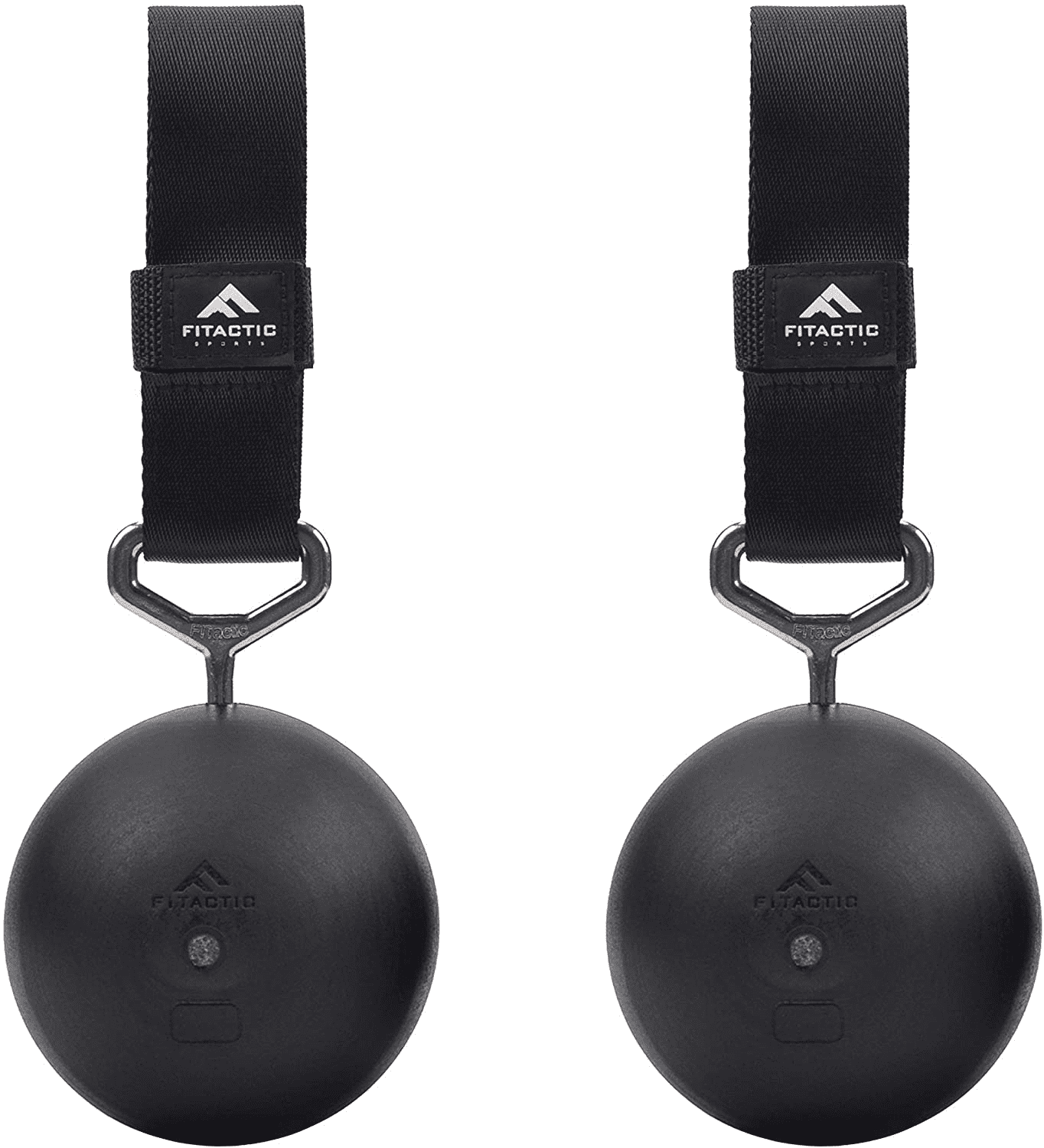 Fitactic Rock Climbing Solid Training Cannonball Bomb Power Pull up Ball Hold Grips for Straps for Finger, Forearm, Biceps, Back Muscles