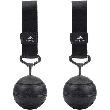 Fitactic Rock Climbing Solid Training Cannonball Bomb Power Pull up Ball Hold Grips for Straps for Finger, Forearm, Biceps, Back Muscles