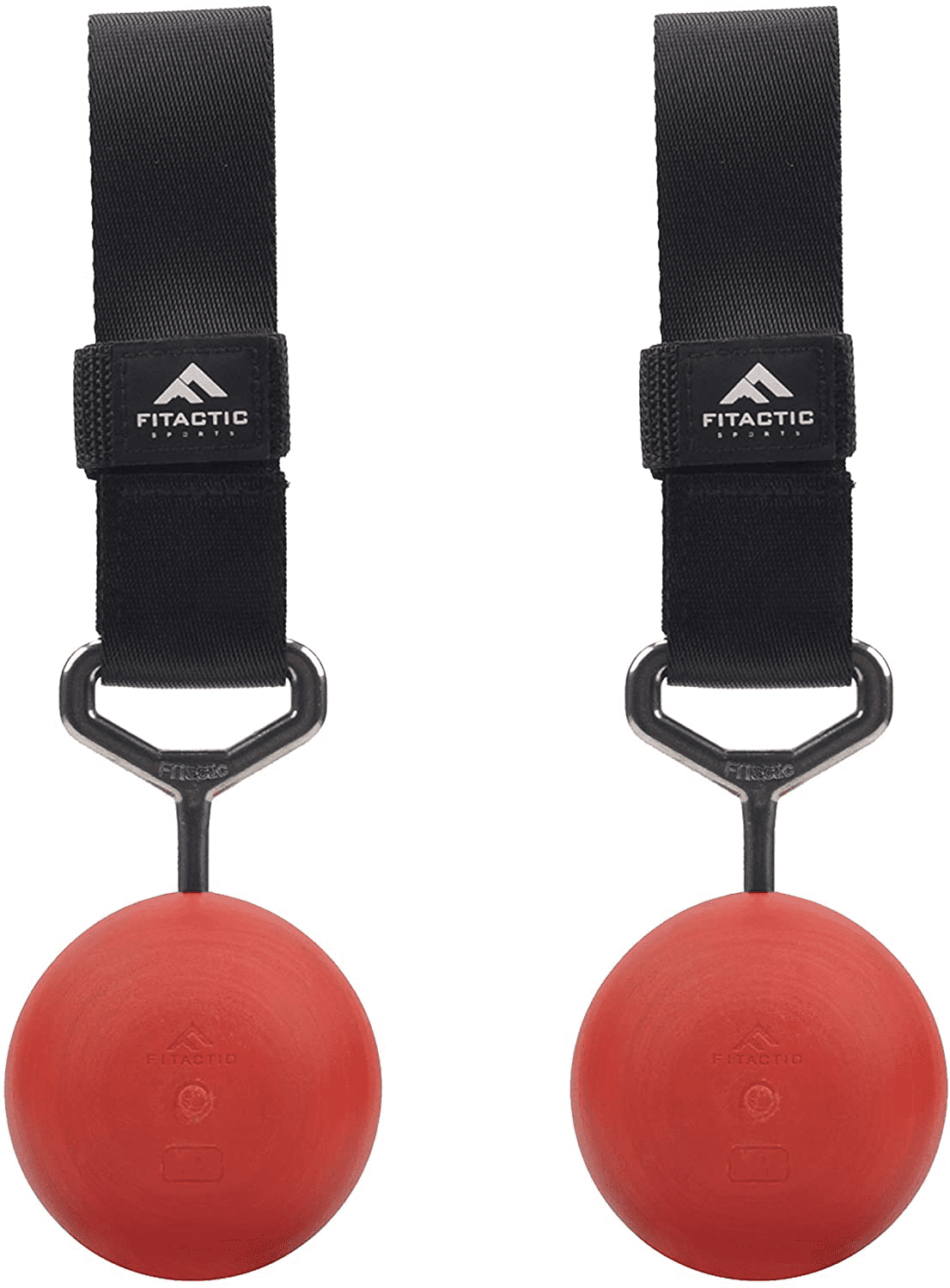 Fitactic Rock Climbing Solid Training Cannonball Bomb Power Pull up Ball Hold Grips for Straps for Finger, Forearm, Biceps, Back Muscles