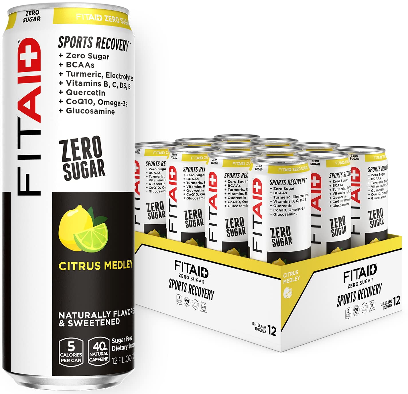 Fitaid Zero, No Artificial Flavors Or Sweeteners, KetoFriendly, Number