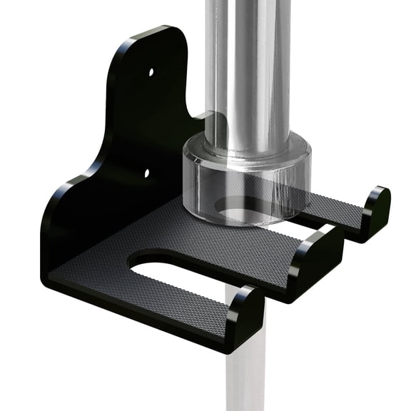 Fitarc Barbell Holder Wall Mount 2 Hook, Home Gym Storage, Weight Wall Holders for 33mm Bar