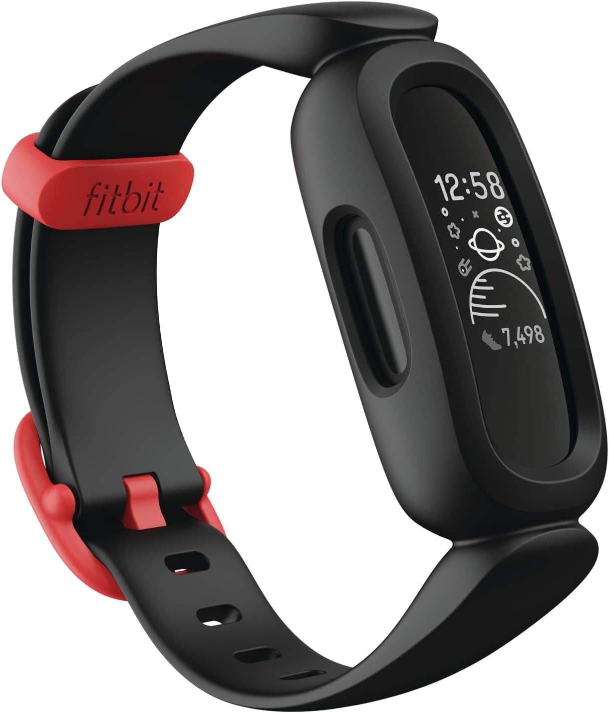 Fitbit Ace 3 Activity Tracker for Kids 6+ Black Racer Red
