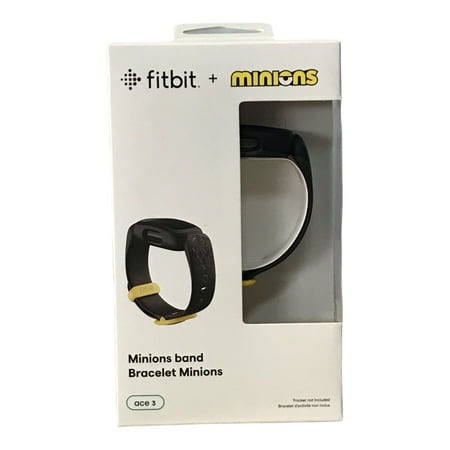 Fitbit - Ace 3 Minions Accessory Band - Mischief Black