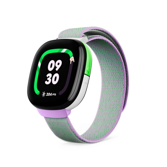 Open Box Fitbit Ace LTE Kids Smartwatch with In-App Calling, Messaging, GPS (Spicy)