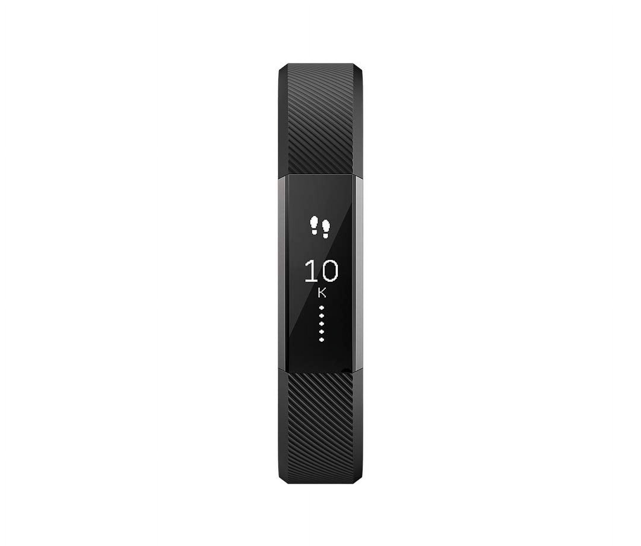 Fitbit Alta Fitness Tracker Silver Black Large 6.7 8.1 Inch US Version Walmart