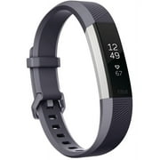 Fitbit Alta HR - Activity tracker with band - blue gray - band size: L - 0.81 oz