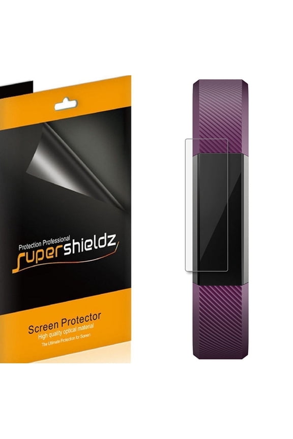 [6-Pack] Supershieldz Designed for Fitbit Alta/ Fitbit Alta HR / Fitbit Ace Screen Protector, [Full Screen Coverage] Anti-Bubble High Definition (HD) Clear Shield