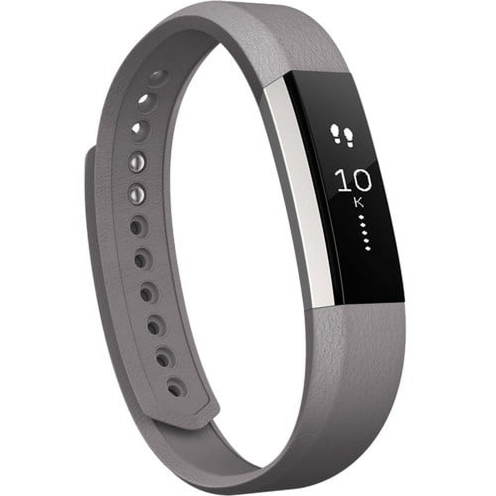 Fitbit Alta Leather Band Large Graphite Walmart