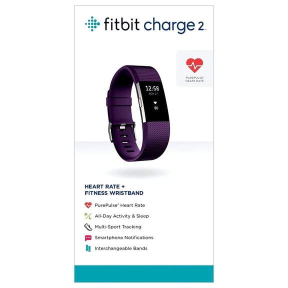 Fitbit Charge 2 Activity Tracker + Heart Rate - Large