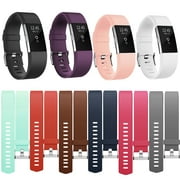 IGK Fitbit Charge 2 Bands Replacement Sport Strap Accessories with Fasteners and Metal Clasps for Fitbit Charge 2 Wristband (Large, Red)